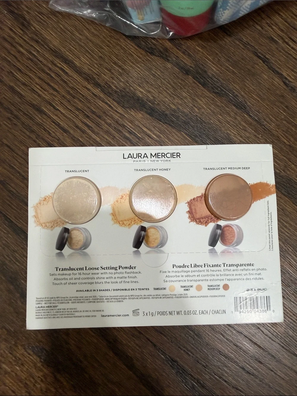 Laura Mercier Secret Camoflage/ Brighten and Correct Duo and makeup samples